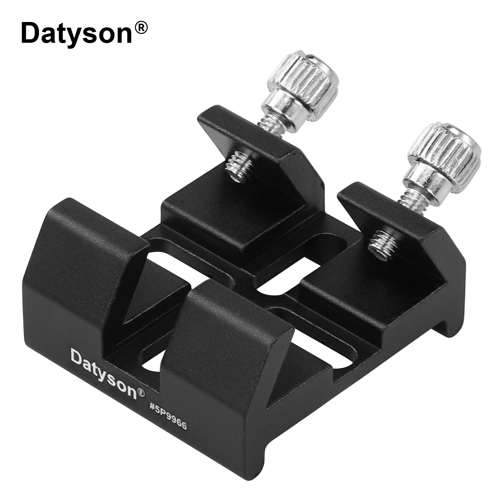 All-Metal black Short Dovetail for Guide Scope | Heavy-Duty Aluminum Mounting Base with M4 Screws