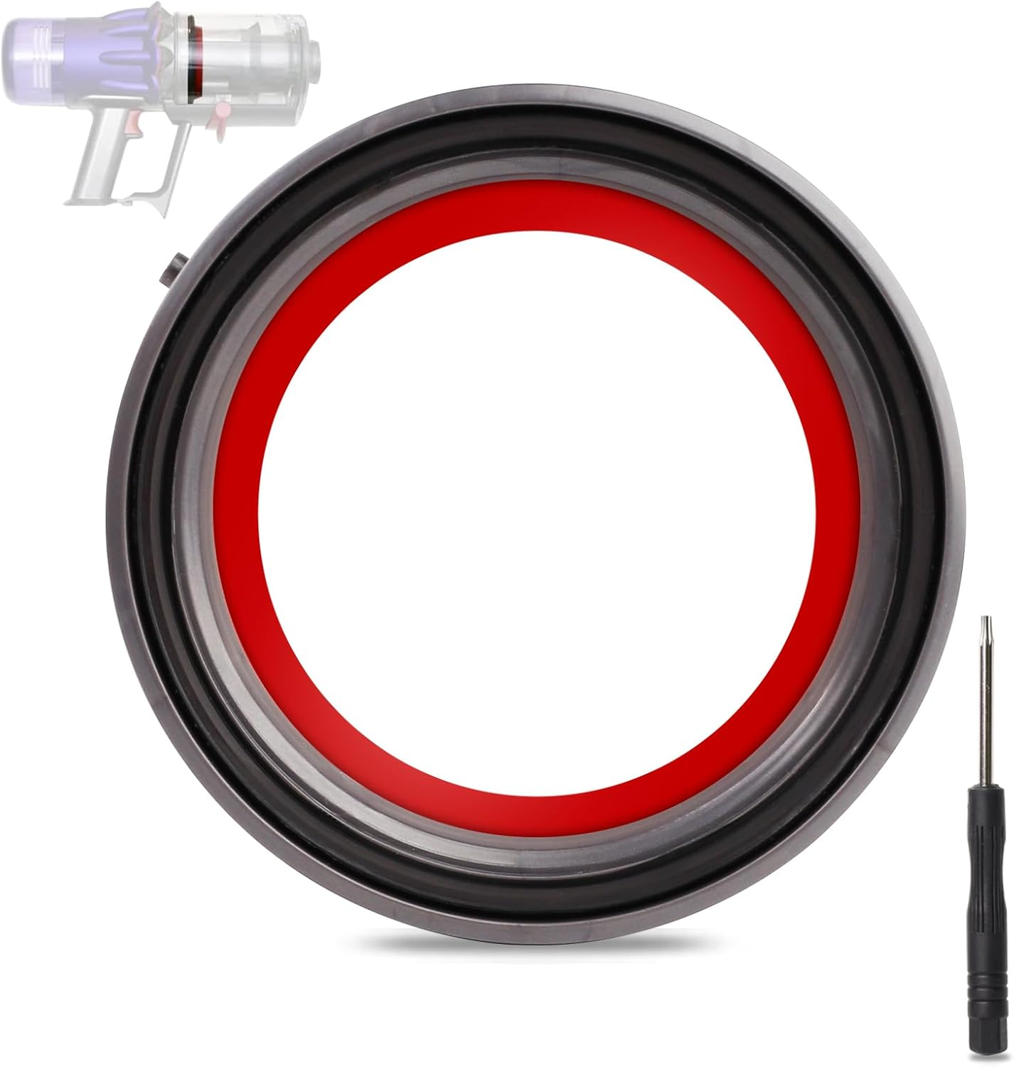 Dust Bin Fixed Sealing Ring Replacement Parts Compatible with V10 SV12 Cordless 