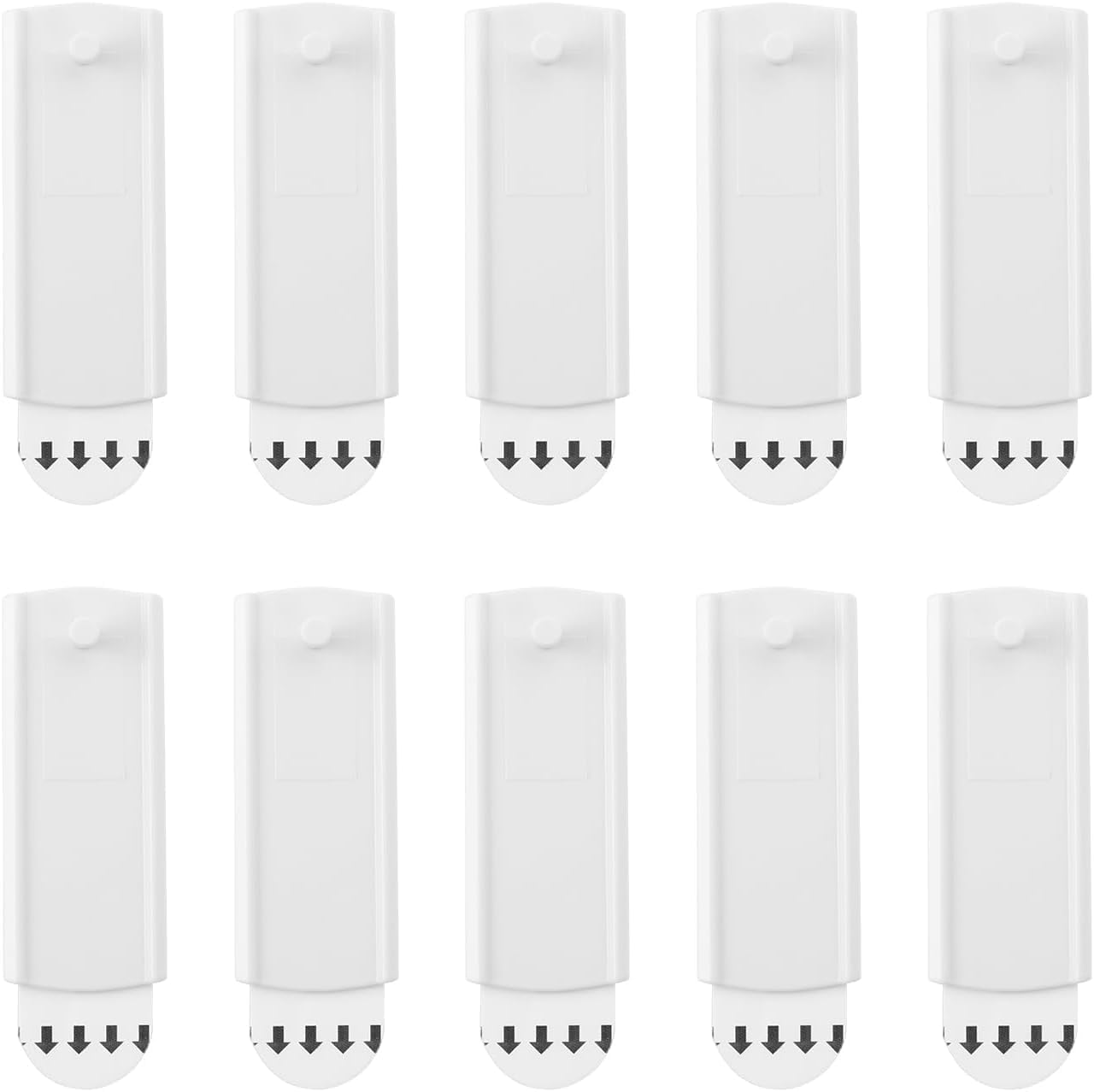 20 Pcs Sawtooth Picture Hangers, No Nails Picture Hooks with Adhesive Backing, Suitable for Bathroom Kitchen Door Closet, Picture Hanging Hooks with Removable Adhesive Strips