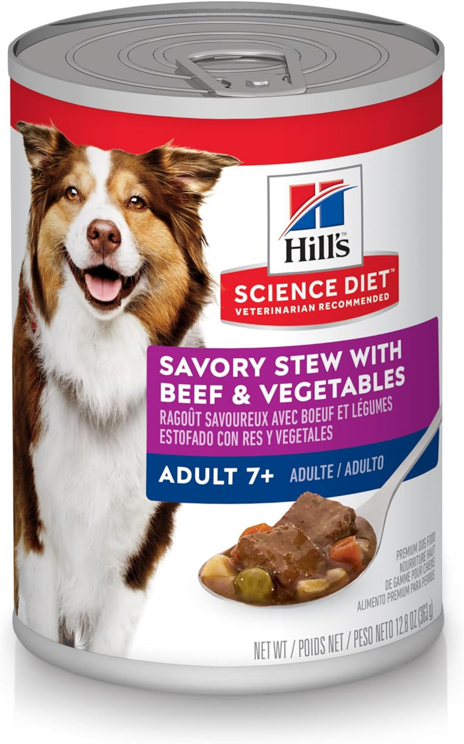 Adult 7+, Senior Adult 7+ Premium Nutrition, Wet Dog Food, Beef