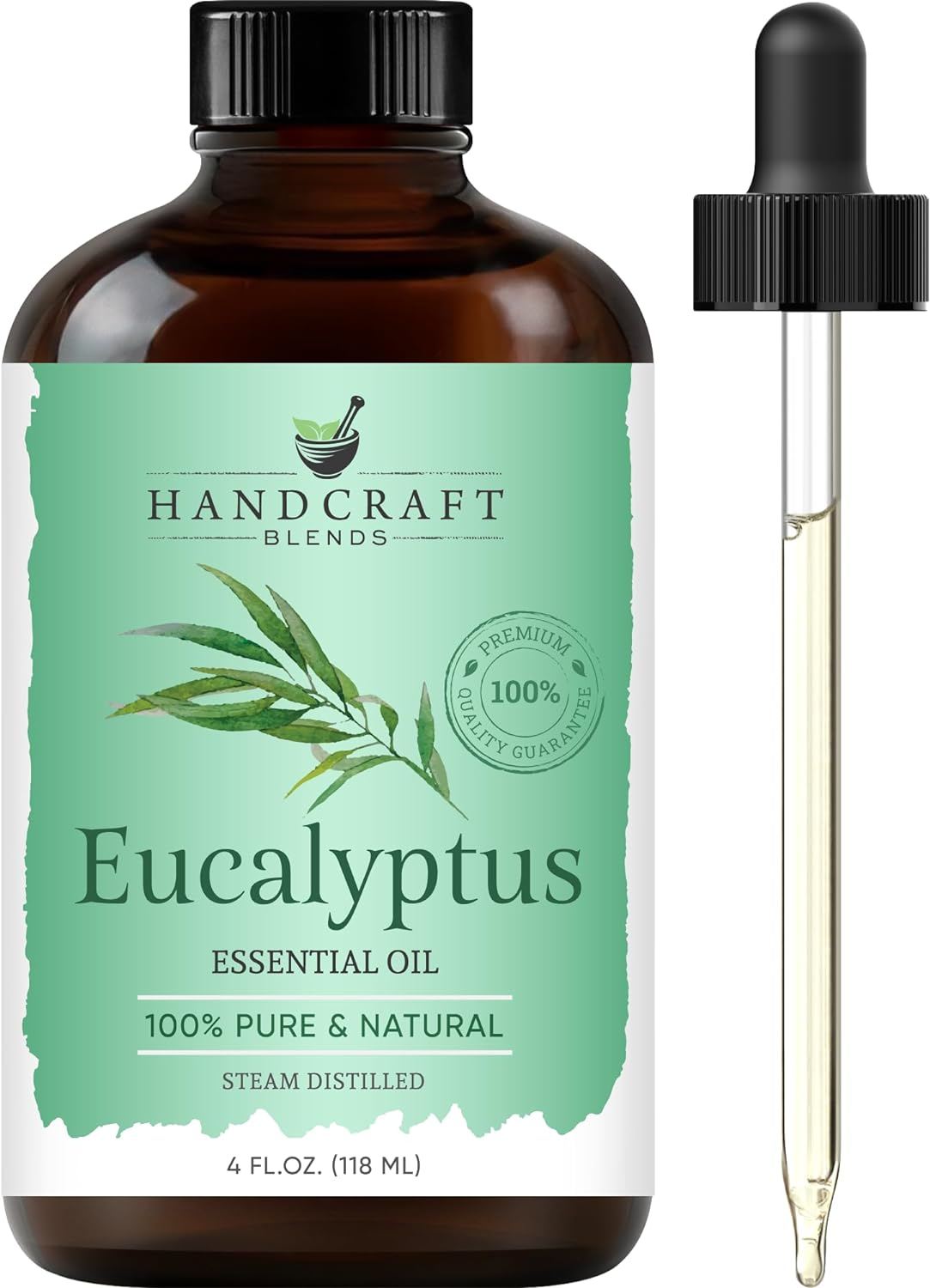 Aceite esencial de eucalipto - 100% puro y natural - Grado terapéutico premium c