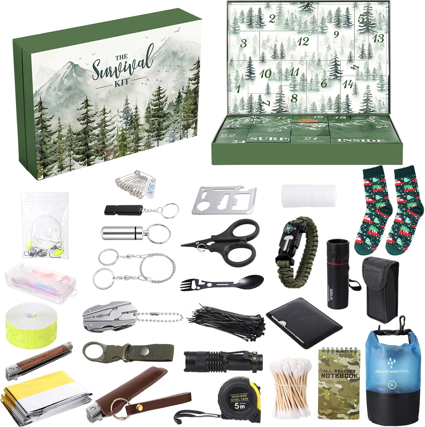 Soulchen 2026 Christmas Survival Kit Advent Calendar for Men