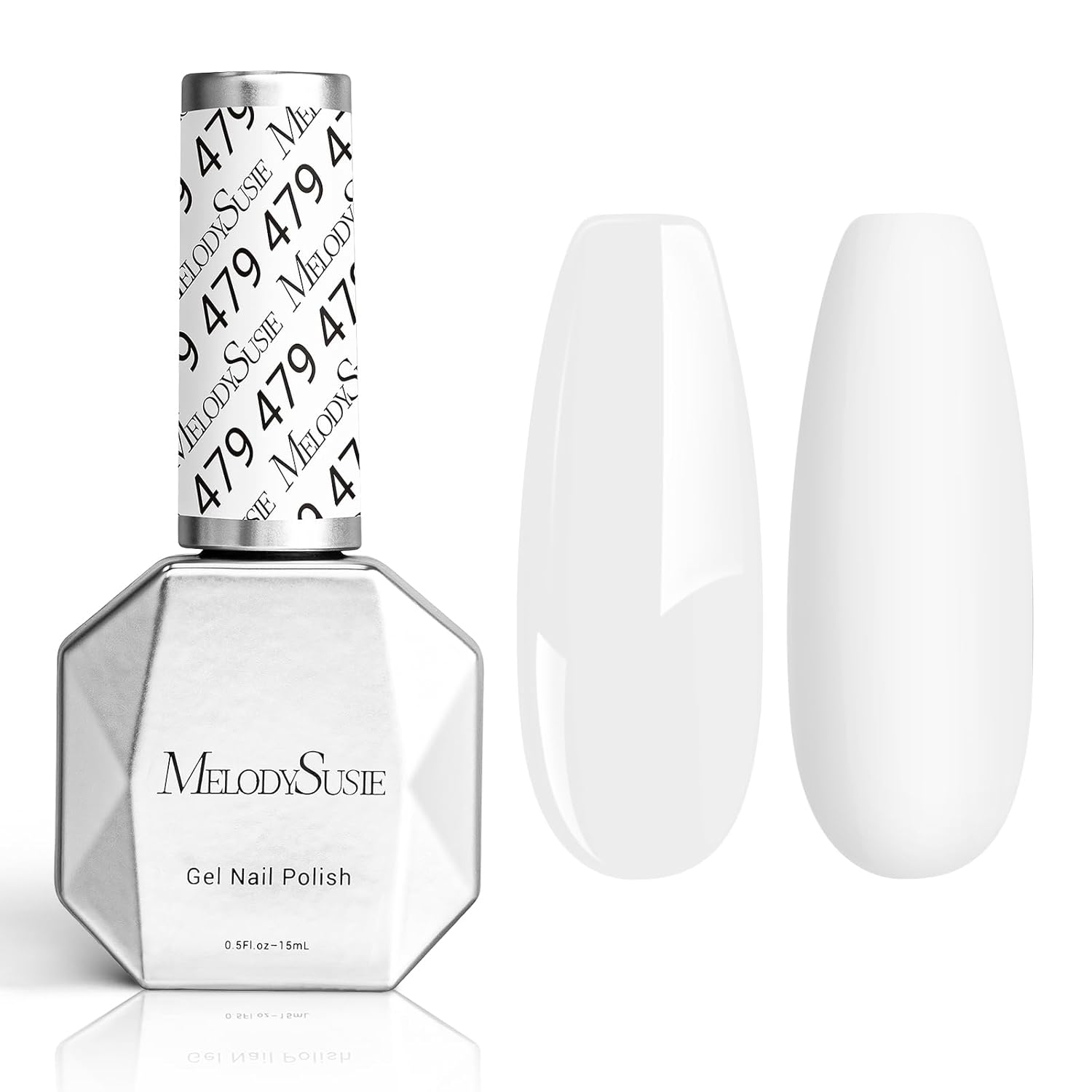 Esmalte gel blanco nieve grueso 15ml uv led manicura navidad regalo decoracion