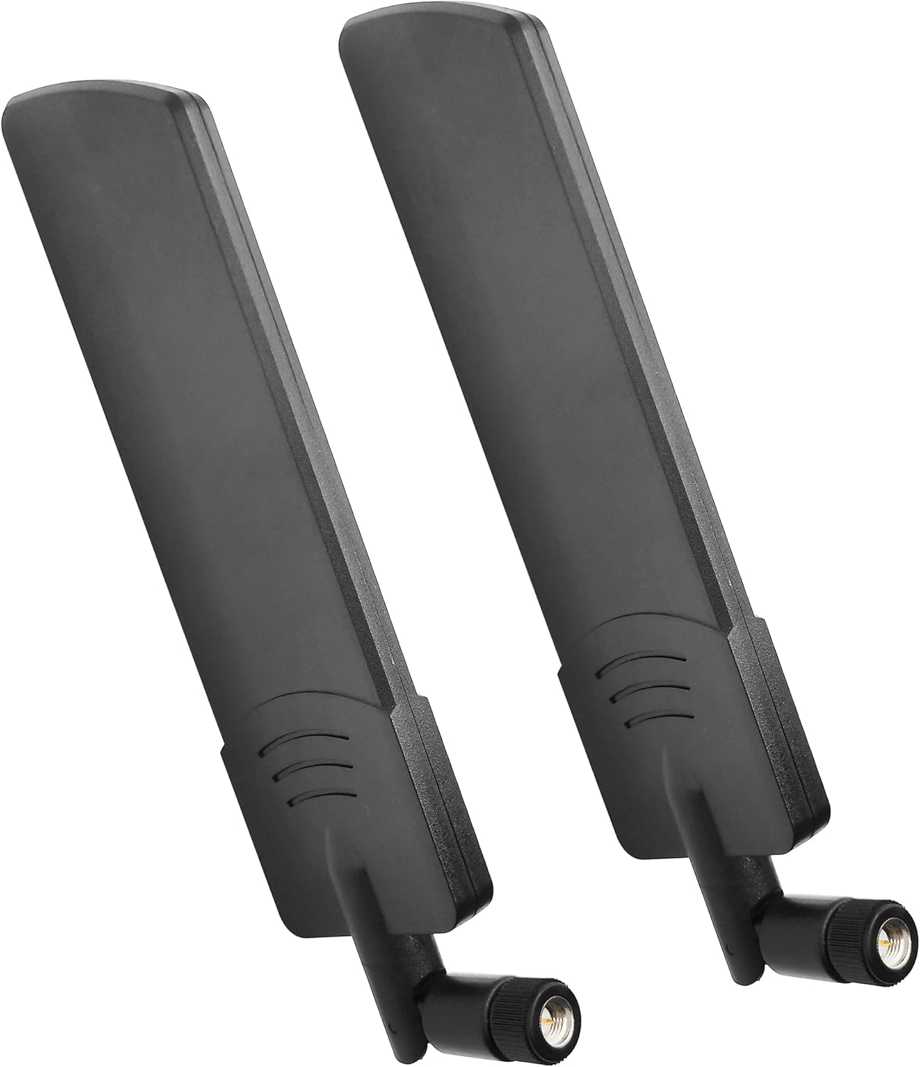 4G LTE Antenna 10Dbi 600-6000Mhz 3G 4G LTE Universal Wide Band Omni Directional Paddle Antennas with SMA Male 2 Pcs