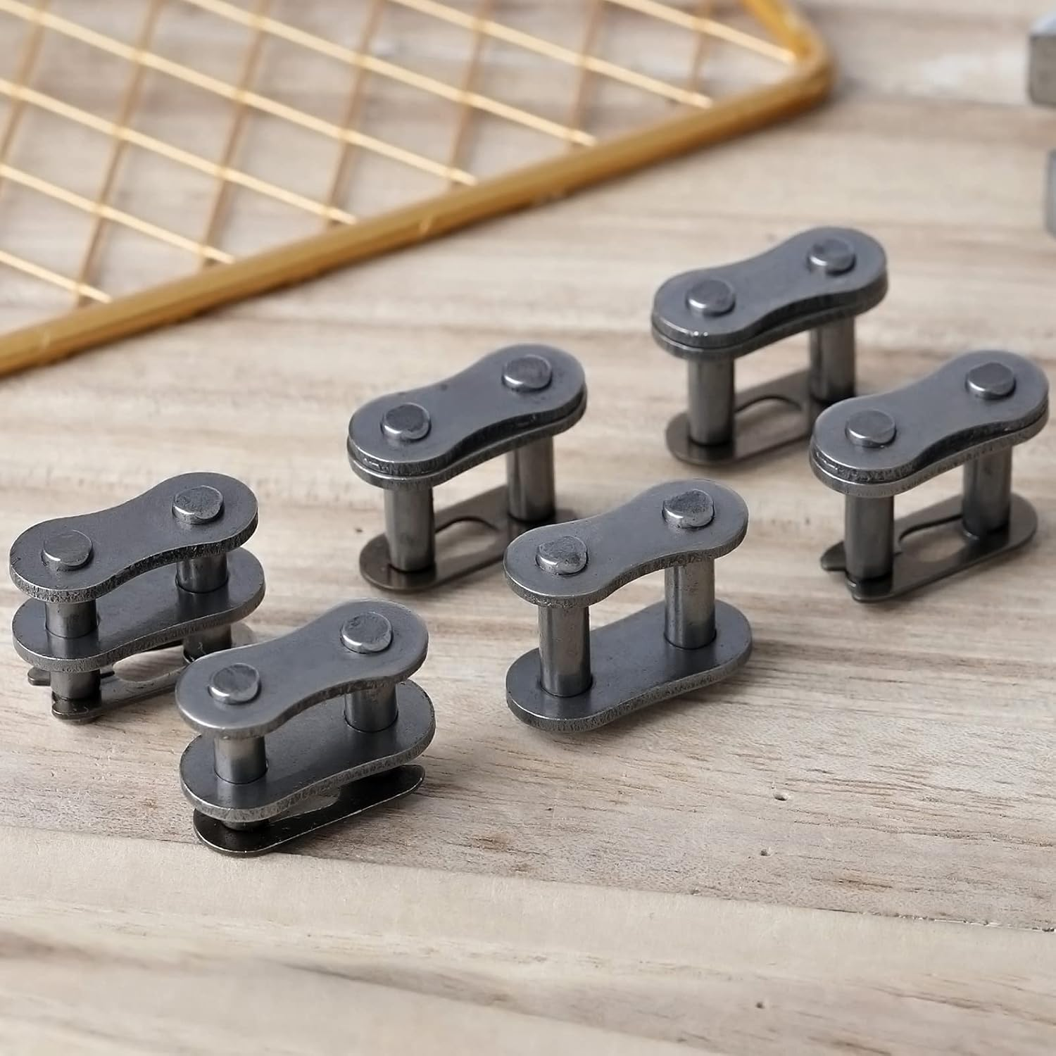 AIEX 8pcs #40 Chain Master Links, Steel Alloy Heavy Duty Roller Chain Connect... - Picture 5 of 13