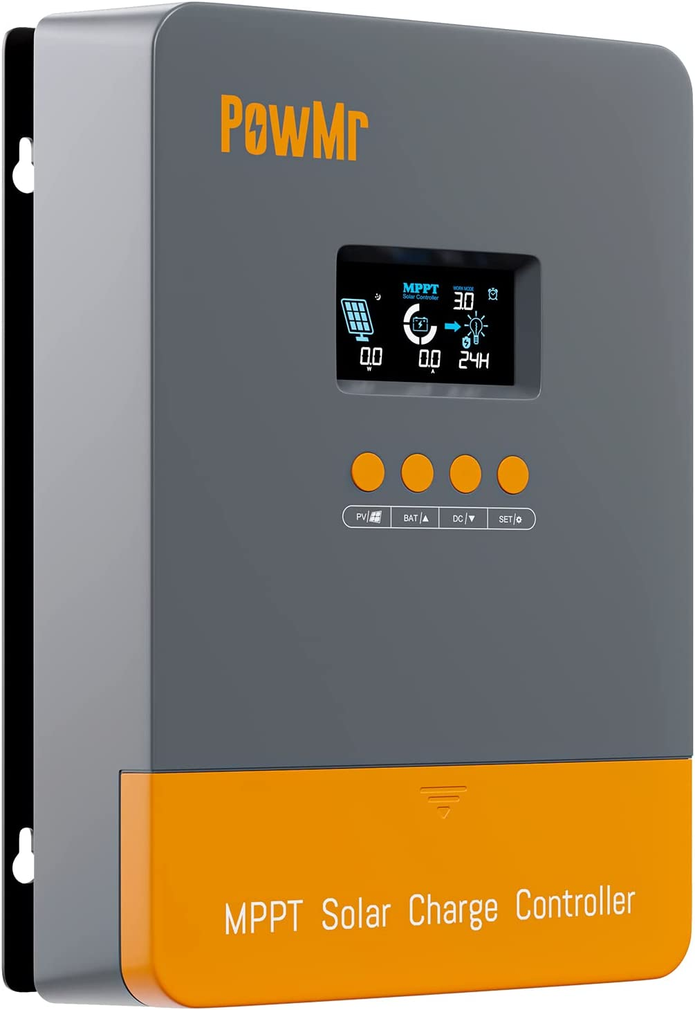 60A Solar Charge Controller MPPT 12V 24V 36V 48V Controller 60Amp Solar Charge Regulator MPPT 150V W/Lcd Display Work with AGM, Gel, Flooded and Lithium