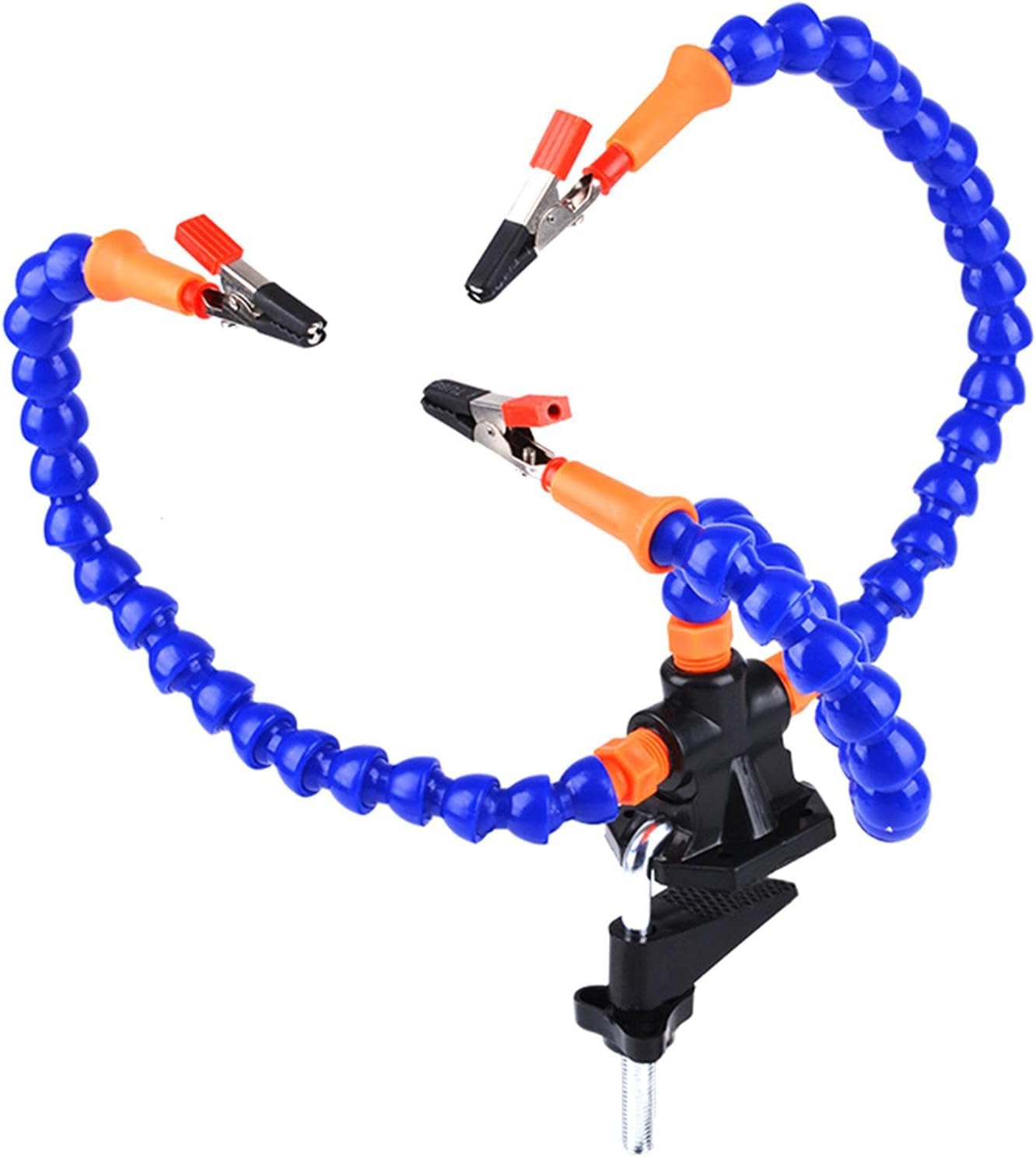 Helping Hands Soldering Flexible 3 Arms Soldering Tool with Desk Clamp Metal R