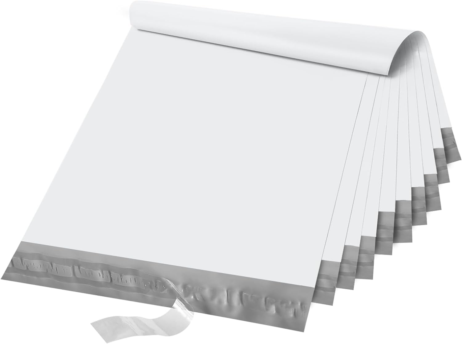 Poly Mailers Large 19X24 Inch 100 Pack,Self Adhesive Shipping Bags for Clothing,Heavy Duty Shipping Envelopes Mailers Poly Package Bags for Small Business,Flexible Mailing Bags White