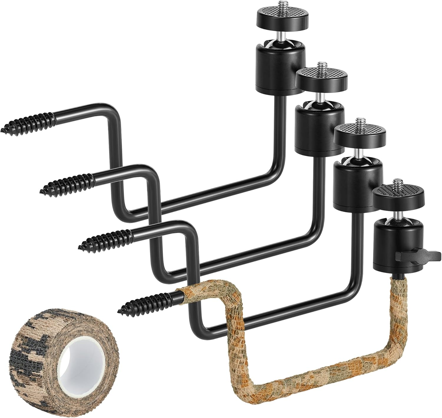 ALTIN Trail Camera Tree Mount, 4 Pack Tracking Bracket, Tree 1/4