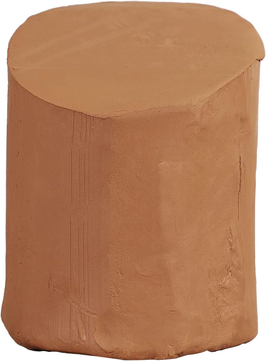5 Lbs Low Fire Pottery Clay for Sculpting, Beginners, and Advance- Terra Cotta, Cone 06. Earthware Potters Throwing Clay. Ideal for Wheel Throwing, Hand Building, Firing and More