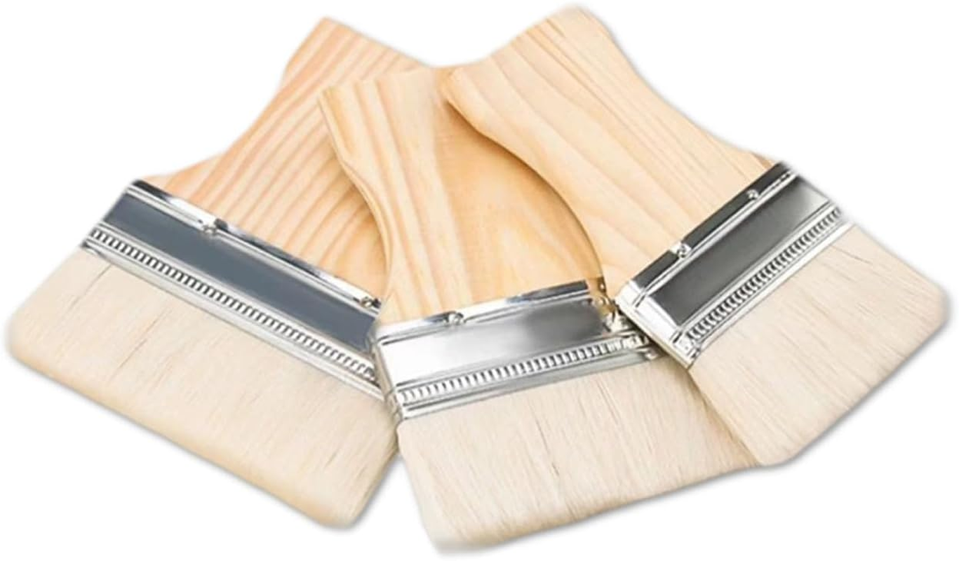 Flat Paddle Paint Brush Set, Hake Brush Flat,Scale Brush, Wide Paint Brush Large