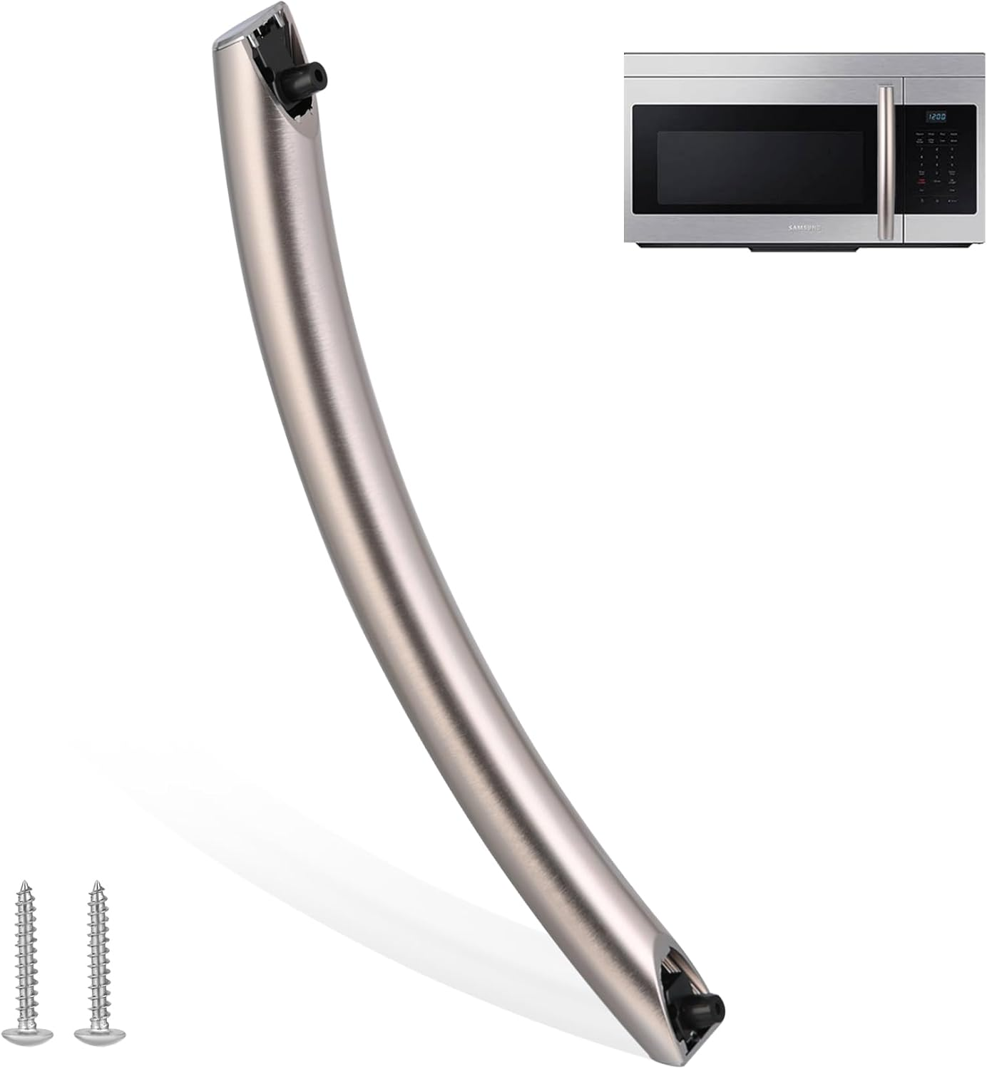 Upgraded ME16A4021AS Microwave Door Handle，De94-04313F Compitable