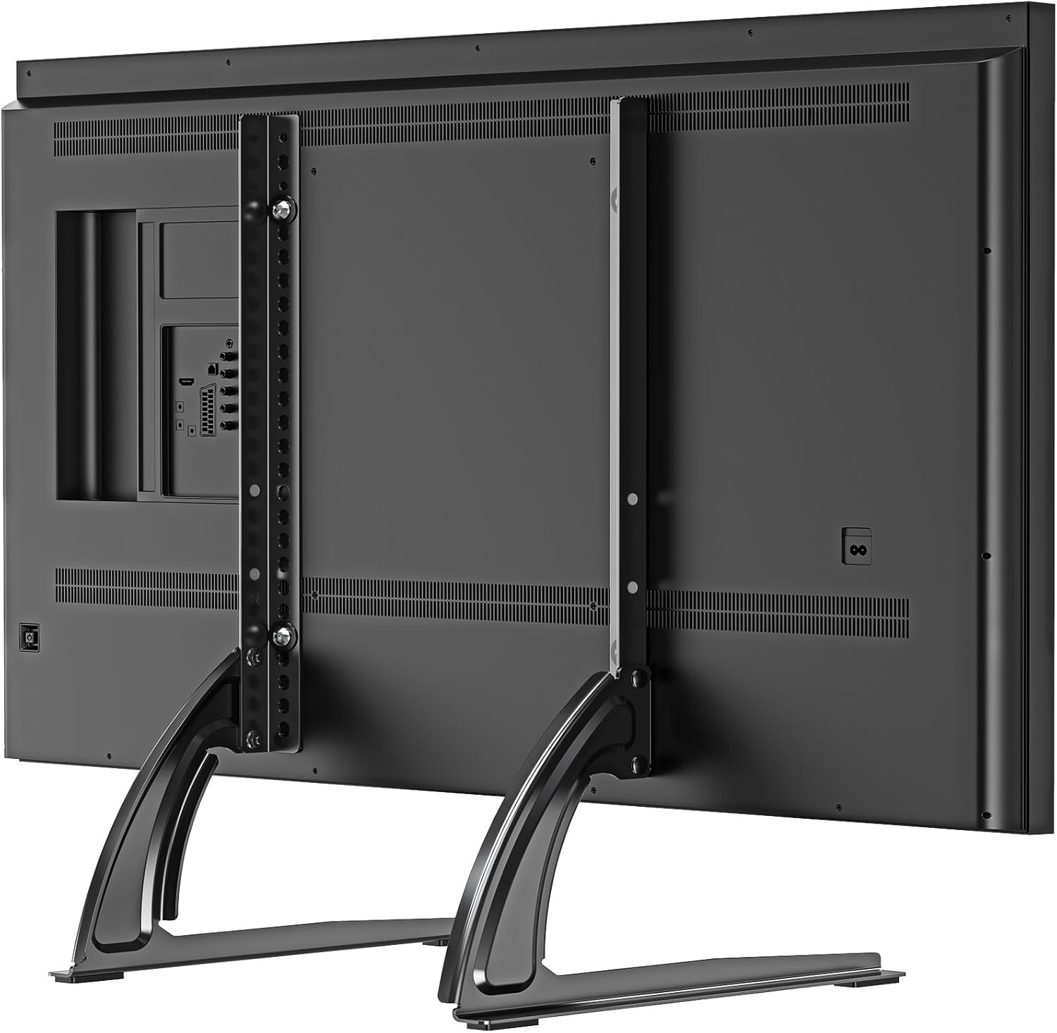 ELIVED Universal Table Top TV Stand for Most 27 to 55 Inch LCD LED Plasma Flat Screen Tvs, TV Base Height Adjustable Leg Stand Holds up to 88 Lbs, VESA up to 800X400Mm, YD1014