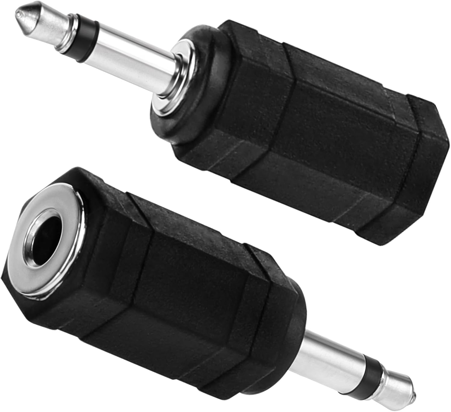 3.5Mm Mono to Stereo Adapters, 2 Pack 1/8