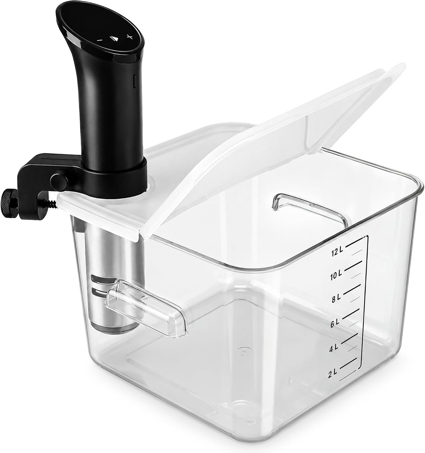 EVERIE Hinged Collapsible Sous Vide Container Lid Compatible with Anova Culin