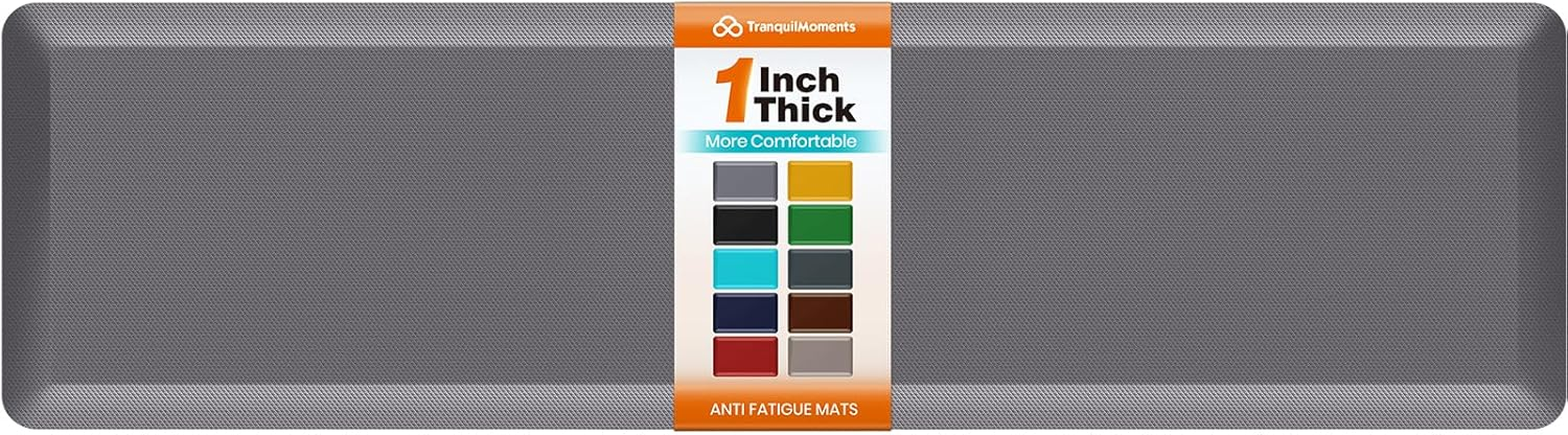 Kitchen Mats for Floor, 1 Inch Extra-Thick Kitchen Rugs, Non-Slip & Waterproof Standing Desk Mat, Comfort anti Fatigue Mats for Kitchen Floor, Home, Sink, Office (20