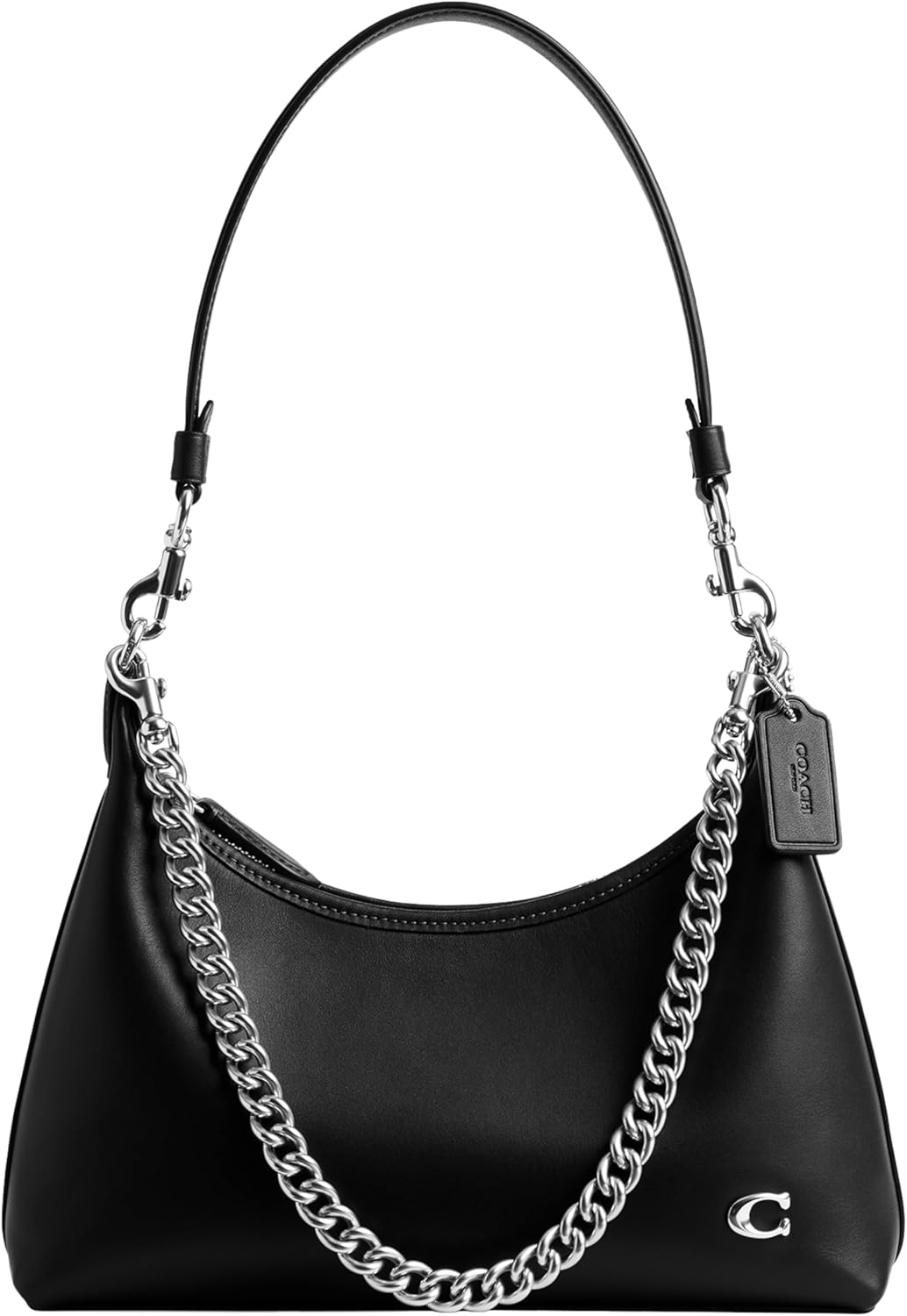 Women'S Glovetanned Leather Juliet Shoulder Bag, Black, One Size
