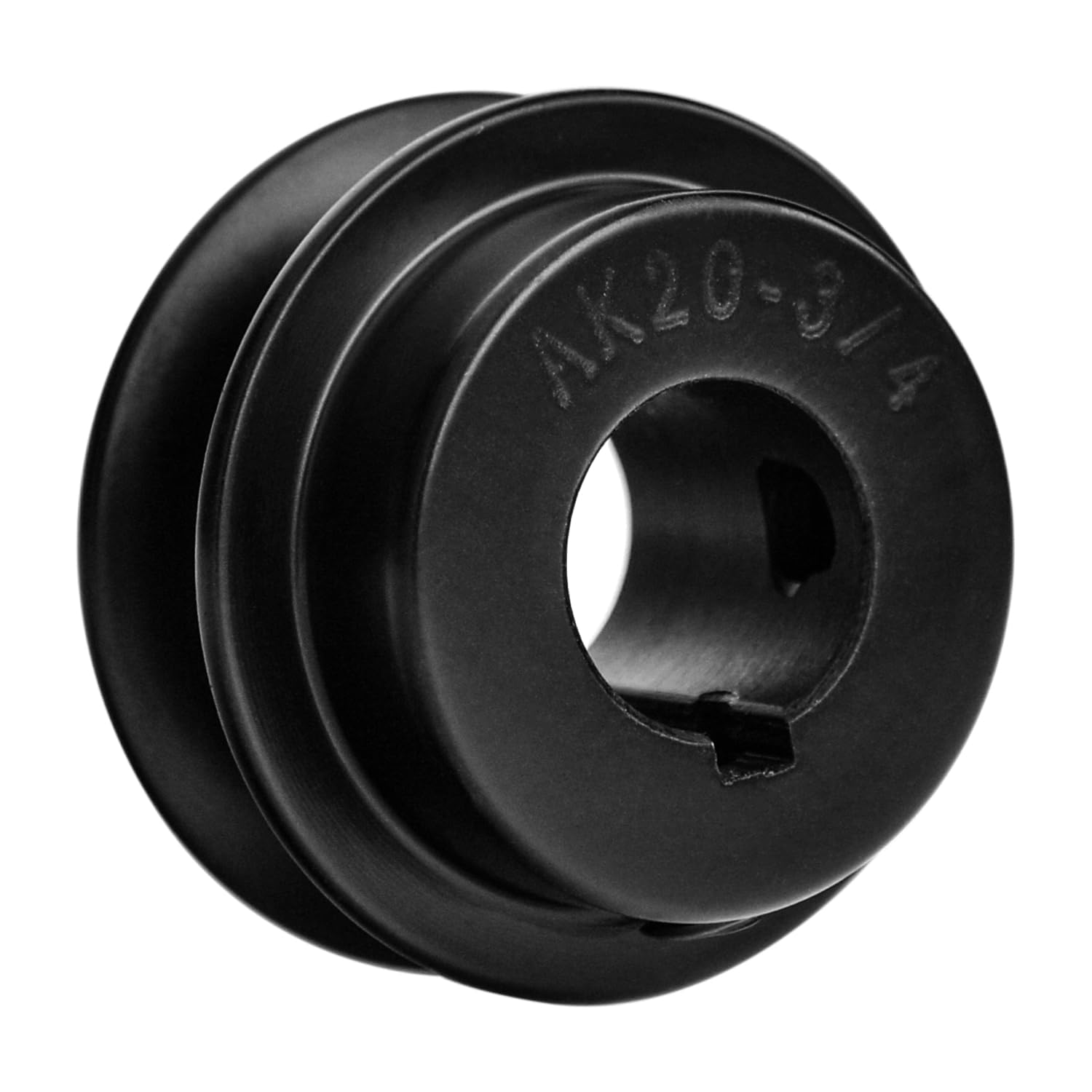 AK20-3/4 Cast Iron V-Belt Pulley, 3/4 inch Bore, 2 inch OD, Single Groove