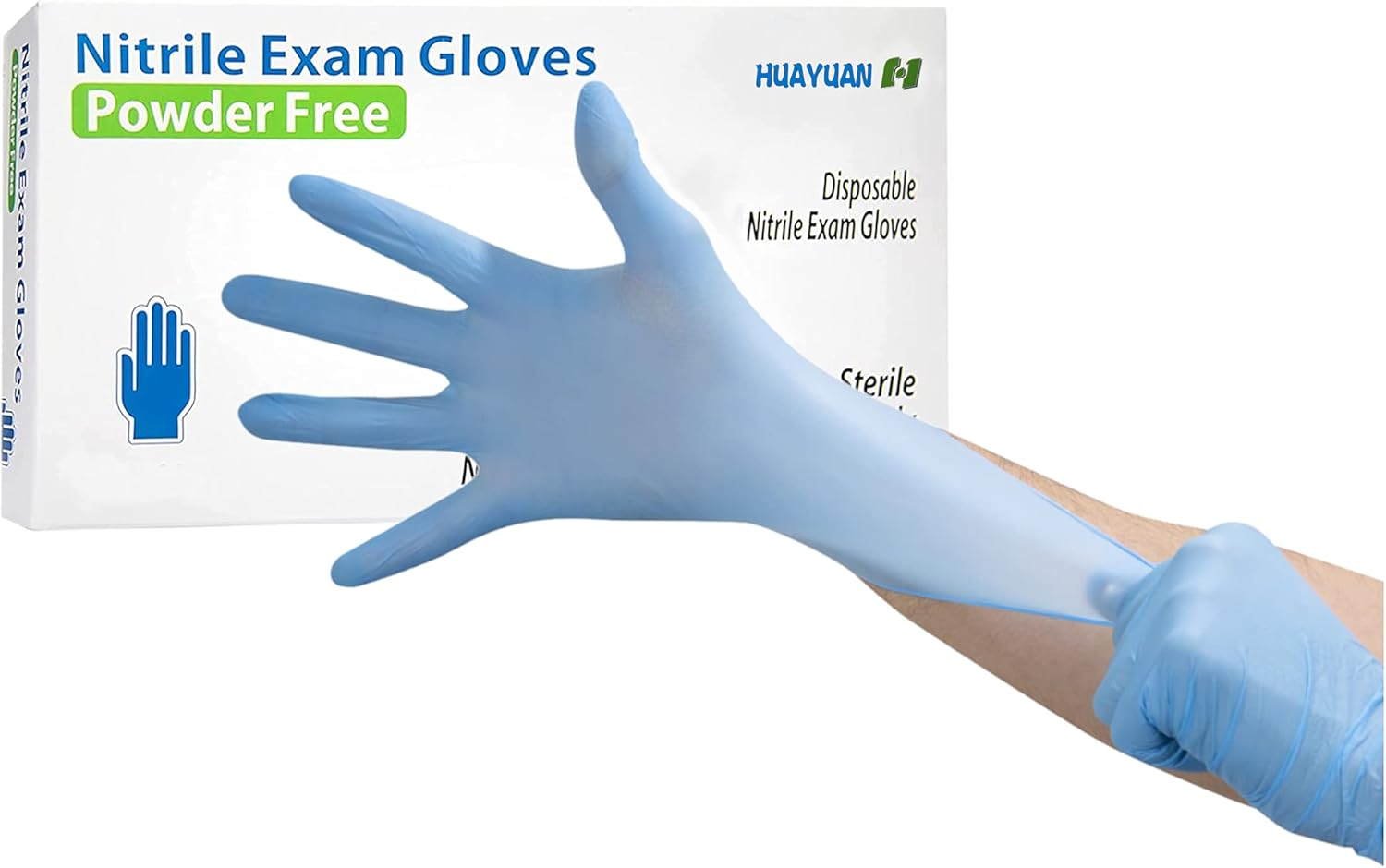 Circlecare Powder-Free Nitrile Disposable Exam Gloves, Industrial  Exami