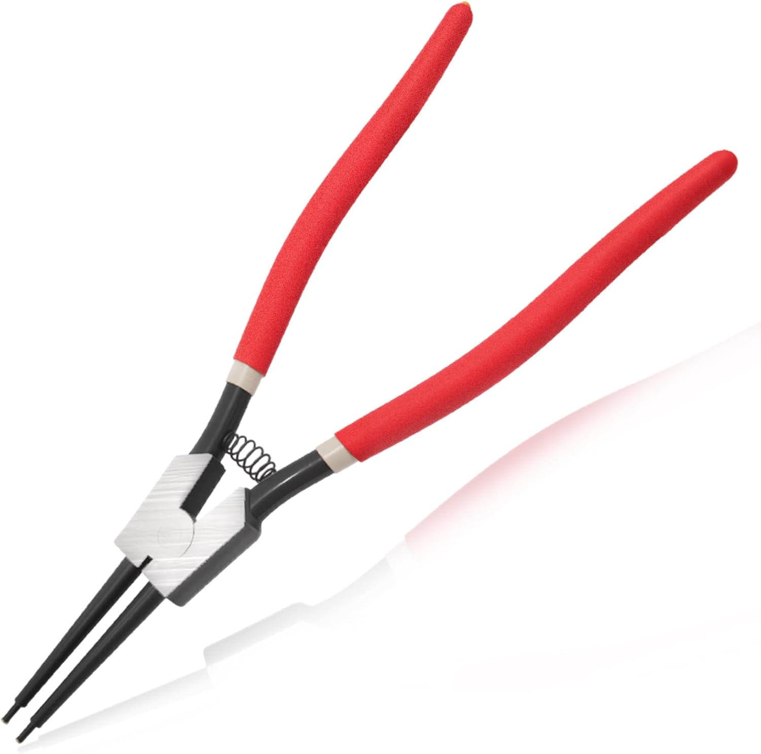 13-Inch Snap Ring Plier Heavy Duty External Circlip Pliers Straight Jaw Tip Diameter 0.12