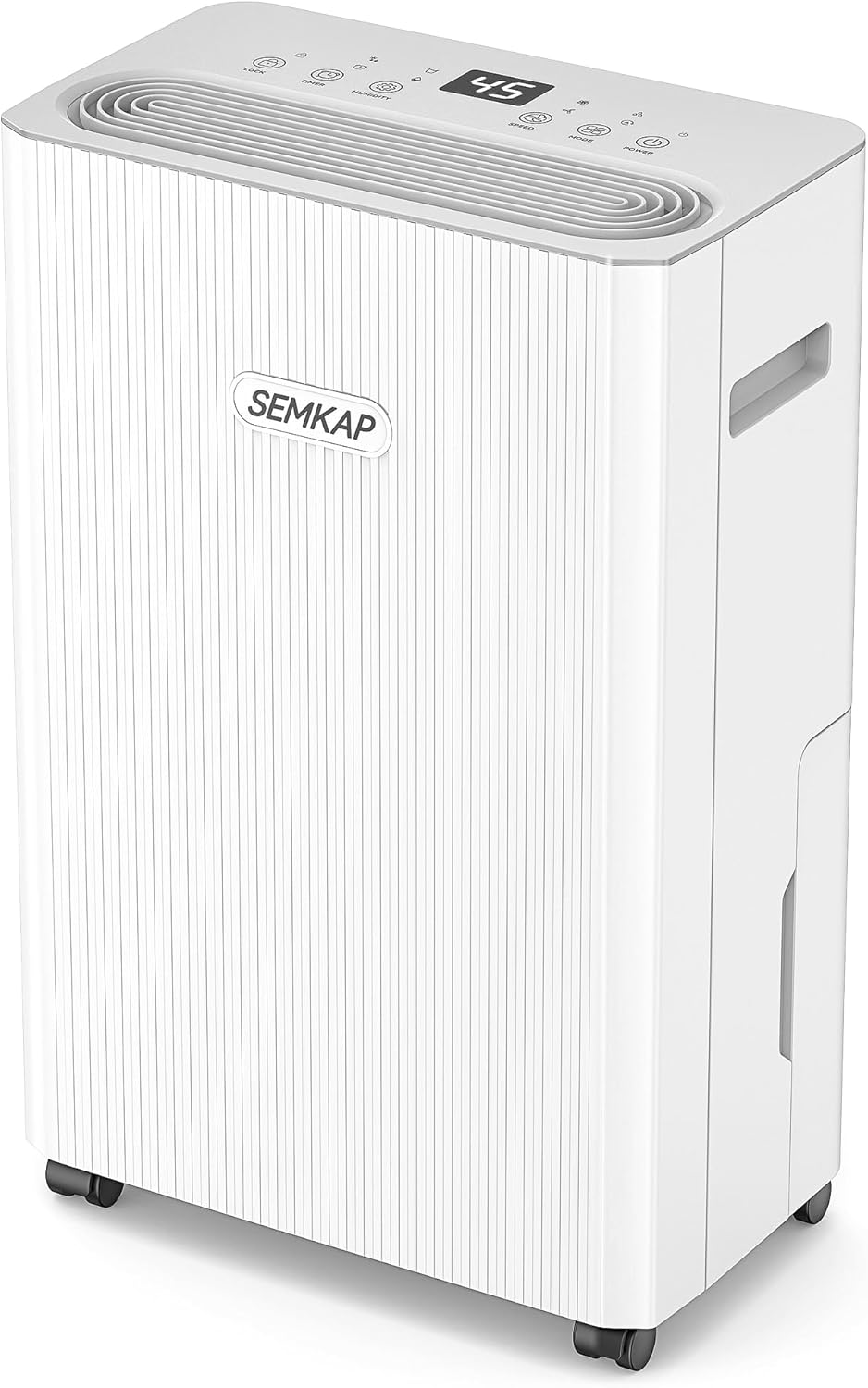 2500 Sq.Ft Dehumidifier for Basement with Drain Hose, 32 Pints Dehumidifiers for Home, Large Room, Bathroom, Bedroom, Low Noise with Smart Compressor, Intelligent Humidity Control, 24HR Timer