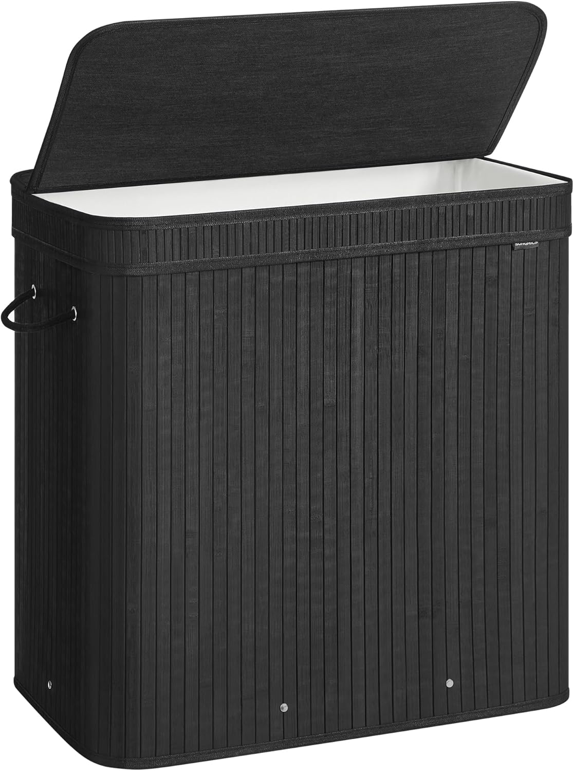 SONGMICS Laundry Hamper with Lid, Bamboo Laundry Basket, Removable Machine Wa... - Picture 8 of 13