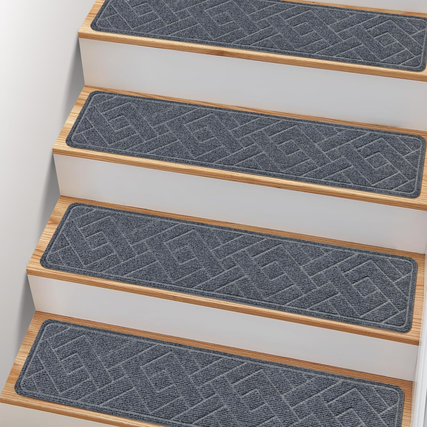Non Slip Stair Treads for Wooden Steps,15 Pack 8