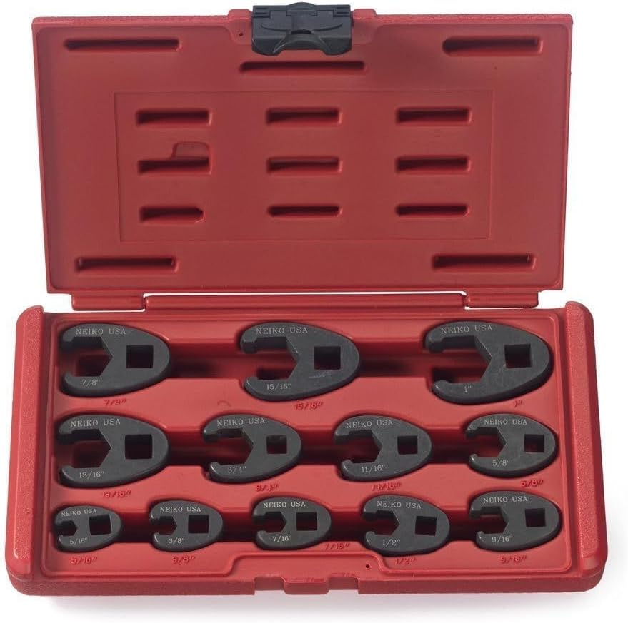 Neiko 03323A Crowfoot Wrench Set 1/2