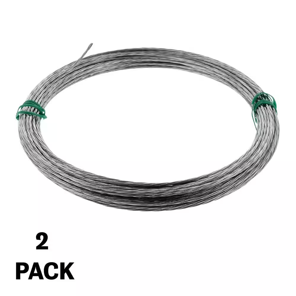 1/2 In. 100 Ft. 100 Lbs. 20-Gauge Multi-Purpose Wire (2-Pack)