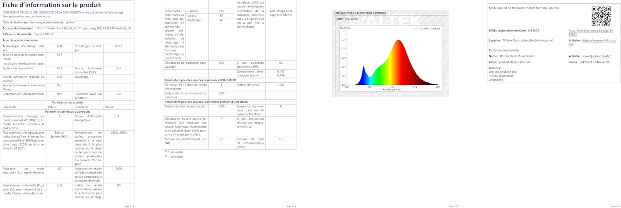 TP-Link Tapo Smart Wi-Fi Light Bulb, Multicolour, E27, 60W Equivalent, Preset... - Picture 11 of 14