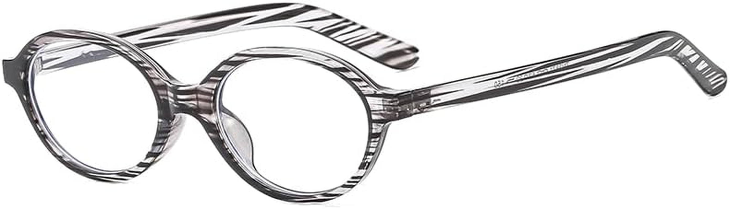 YAMEIZE Oval Blue Light Glasses Women Men - Small Anti Blue Light Glasses Ret... - Picture 12 of 19
