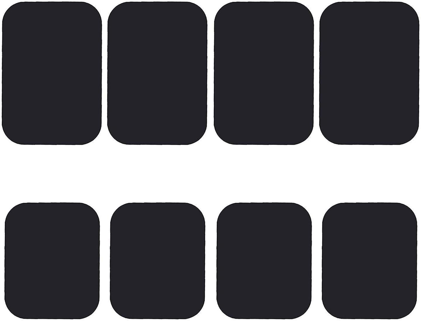 Best Tek Mount Metal Plate Phone Magnet Sticker Metal Plate Magnetic Mount 8Pack