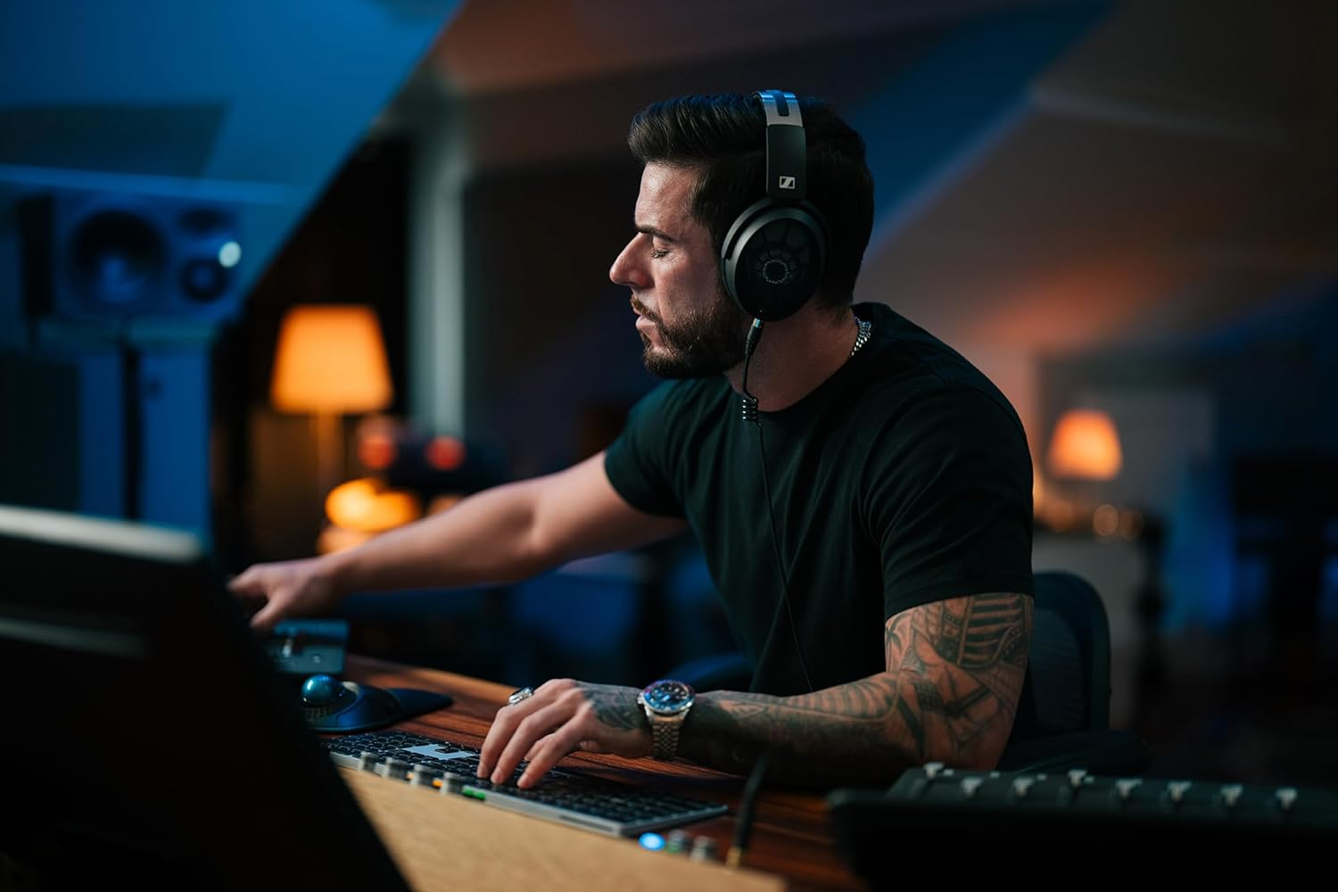 Sennheiser Sennheiser HD 490 PRO Open Studio Monitor Headphones 700286 with d... - Picture 12 of 13