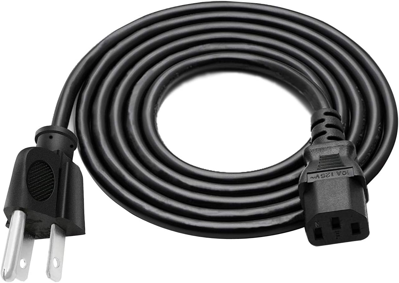 8Ft AC Power Cord Replacement for EF Ecoflow Delta 2,Delta 2 Max,Delta Pro Portable Power Station Solar Generator 3 Prong Power Cord