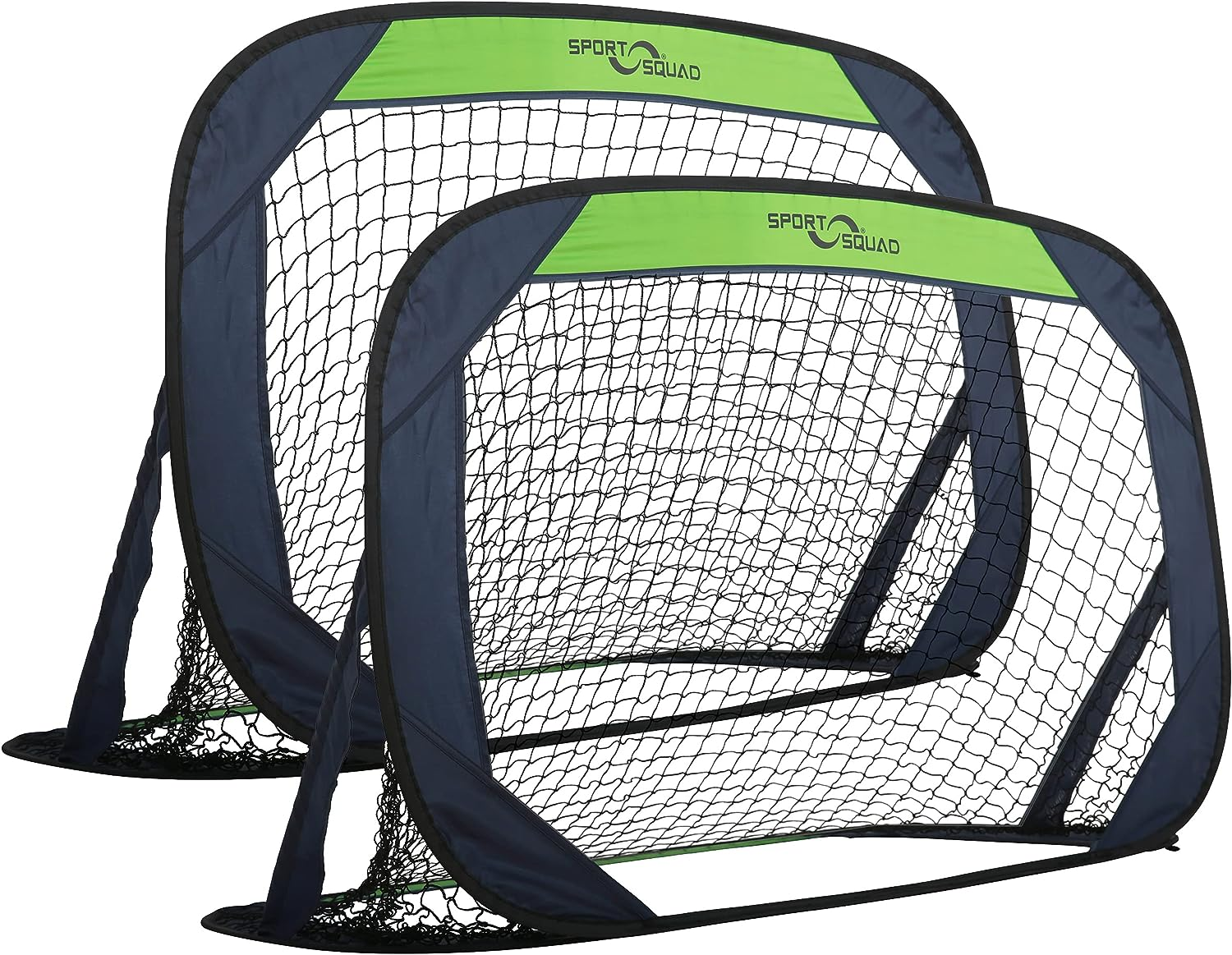 Portable Soccer Goal Net Set - Training Soccer Goals for Backyard - Indoor or Outdoor Versions - Easy Assembly - Great for Kids and Adults