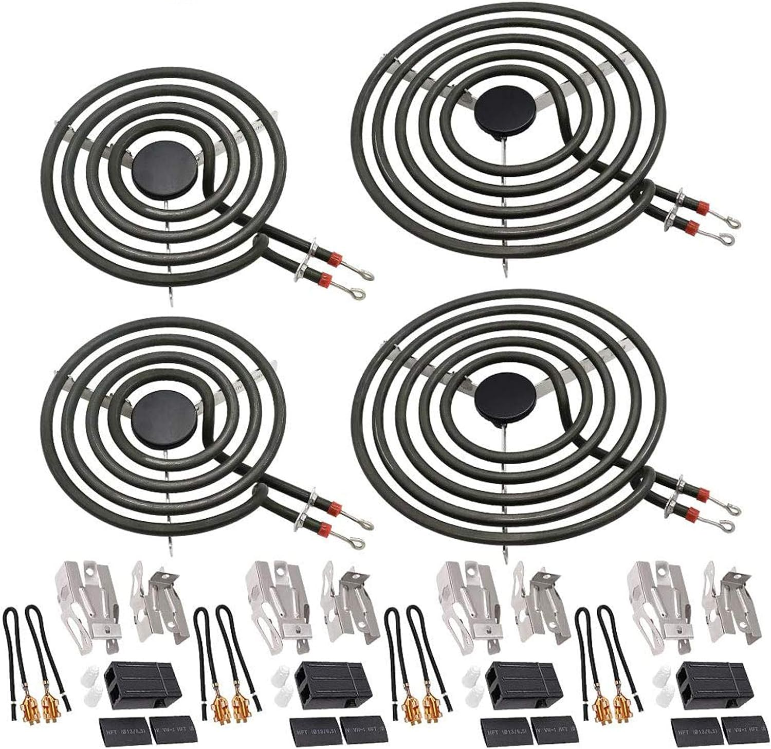 ใ2026 UPGRADEDใMP22YA Electric Range Burner Element Unit Set(2 Pcs MP15YA 6