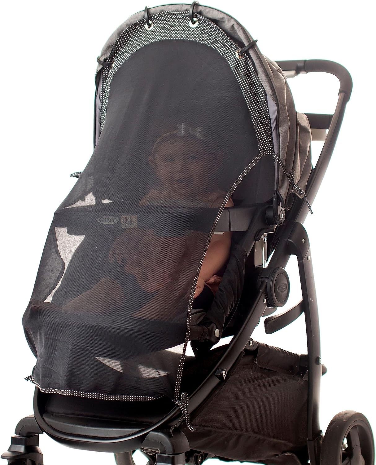 Sun Shade for Strollers (Long). Universal Adjustable SPF 30+ Sunshade with Se... - Picture 2 of 16