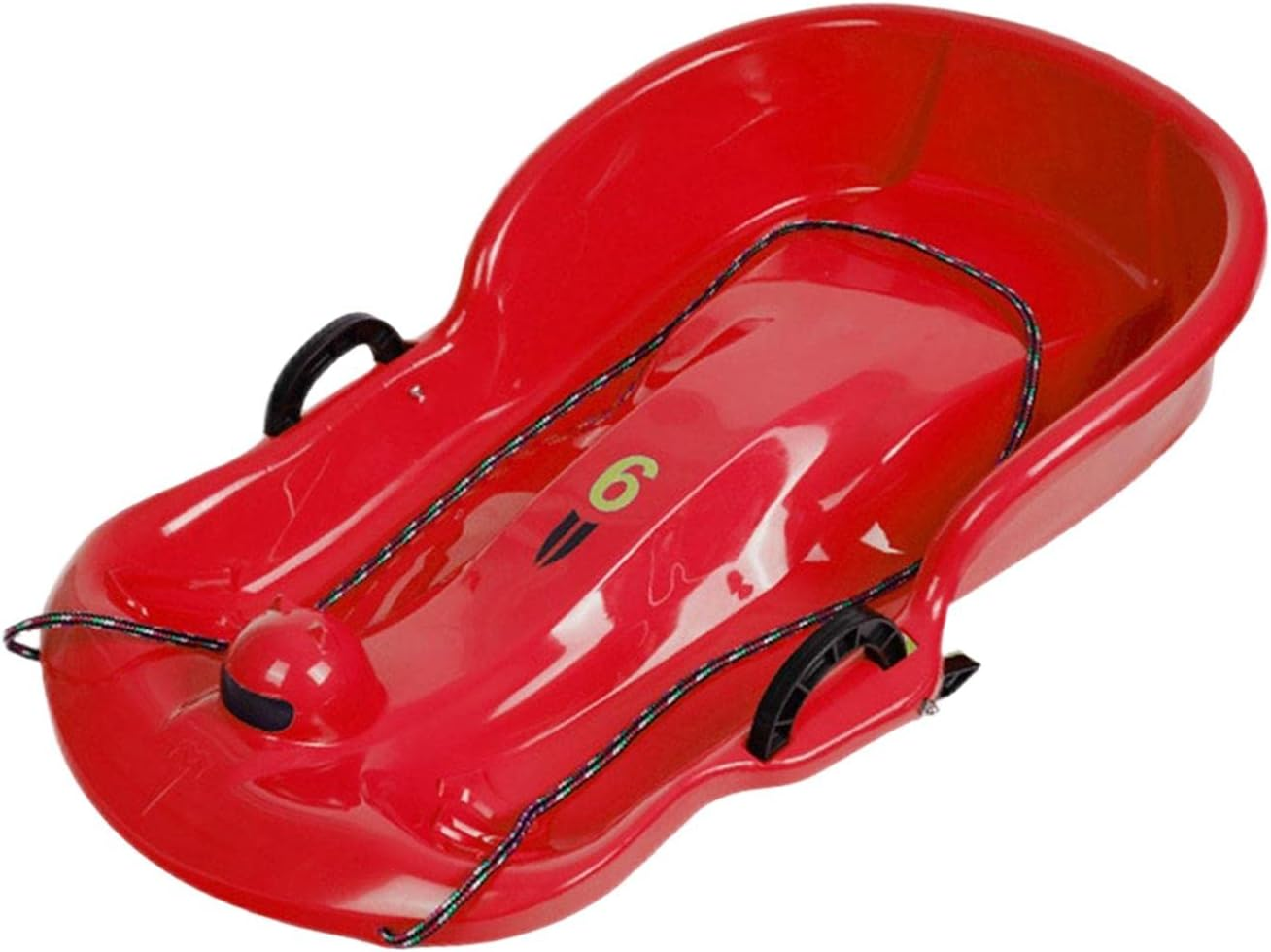 Hellery Winter Snow Sled Sleigh Sledding Toboggan Skiing Downhill Sleds Ski B... - Picture 6 of 14