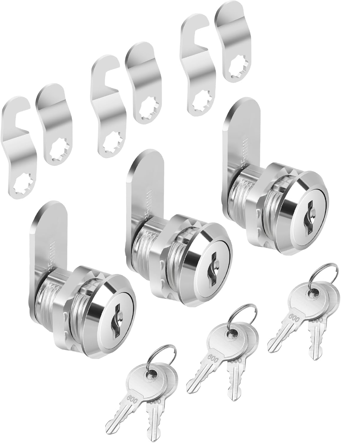 Bates- Cabinet Locks with Keys, 5/8
