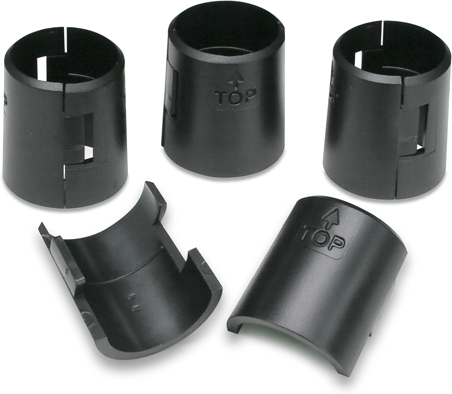 SHF-01133 Adjustable Replacement Shelf Clips for Urban Shelving, Black, 4-Pack