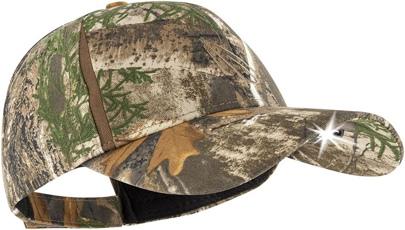 LED Hat Light - POWERCAP Baseball Cap with Light Built in - LED Cap Visor Light with Bright Headlight and IPX4 Rating