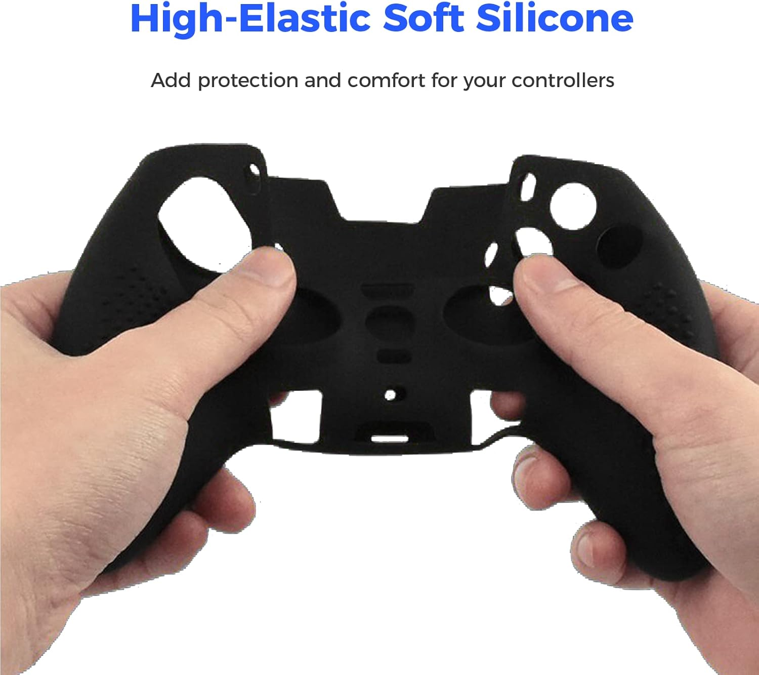 KOEBSHPE Anti-Slip Cover for PS5 DualSense Controller, Accessories Including ... - Picture 9 of 14