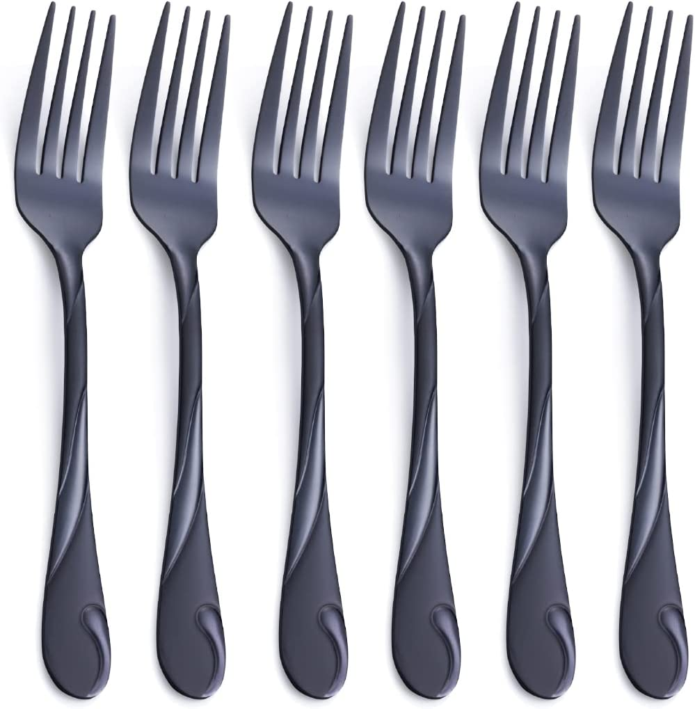Seeshine 19.3 cm Stainless Steel Black Dinner Spoon, Metal Soup Spoons Table ... - Picture 10 of 17