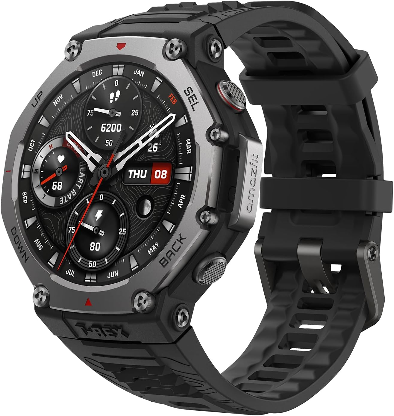Amazfit T-Rex 3 Outdoor Rugged Military 48mm Smart Watch, Built in GPS, 27 Da... - Picture 2 of 15
