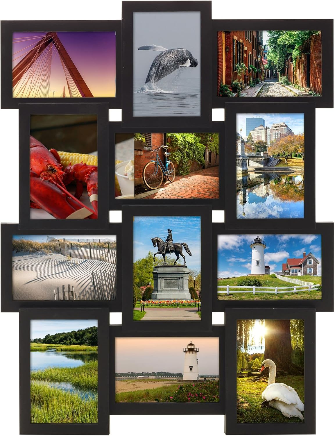 elannco 12 Opening Collage Frae, Displays 4x6 And Six 6x4, 60% OFF