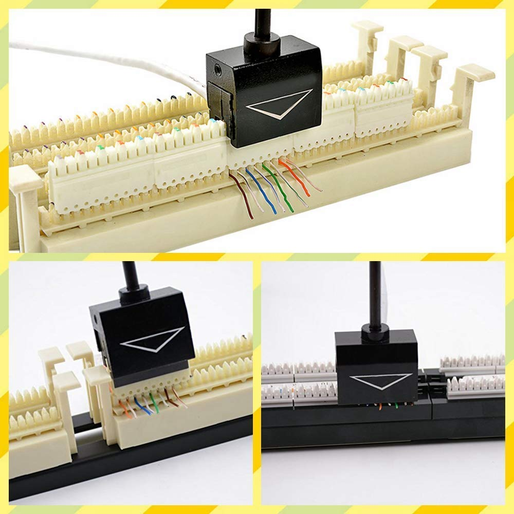 VIVOCH Impact Punch Down Tool, 5 Pairs Universal for 110 Type Patch Panel Net... - Picture 8 of 14