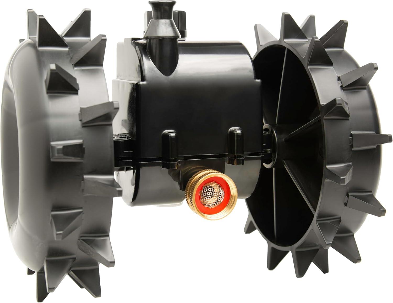 Traveling Sprinkler Motor Assembly for the Traveling Sprinkler Tractor Orbit & Nelson - Upgrade Parts for Efficient Watering (Motor Assembly Replacement) (Black, Motor & Wheels Replacement)