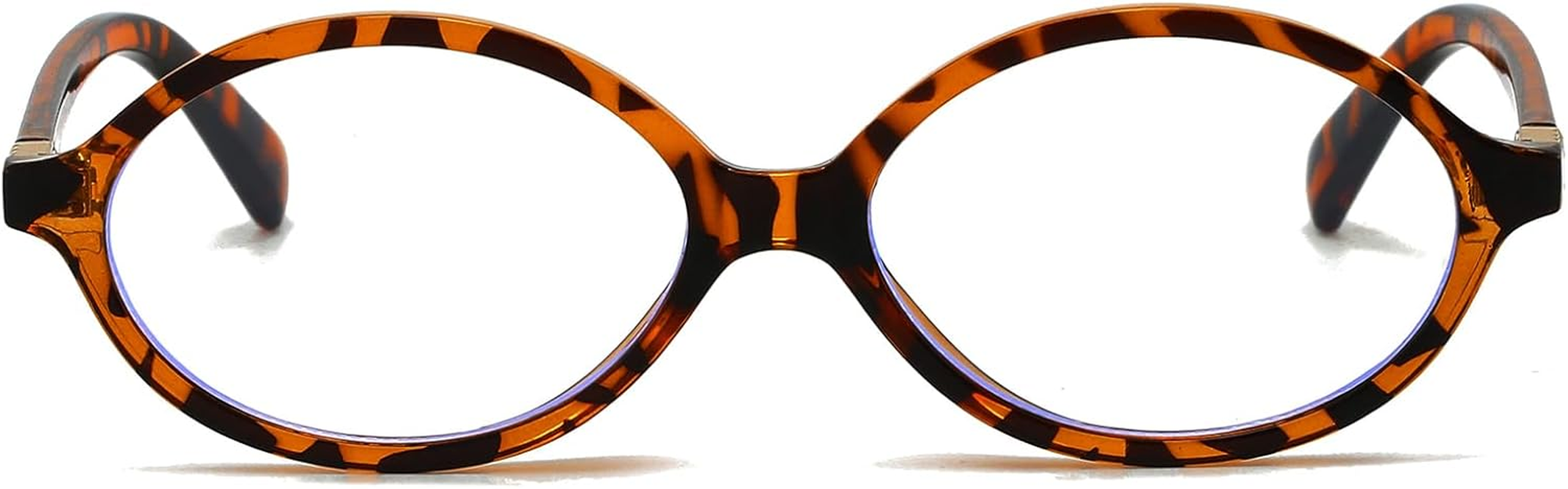 LJCZKA Oval Blue Light Glasses for Women Men Computer Glasses Oval Frame Anti... - Picture 3 of 20