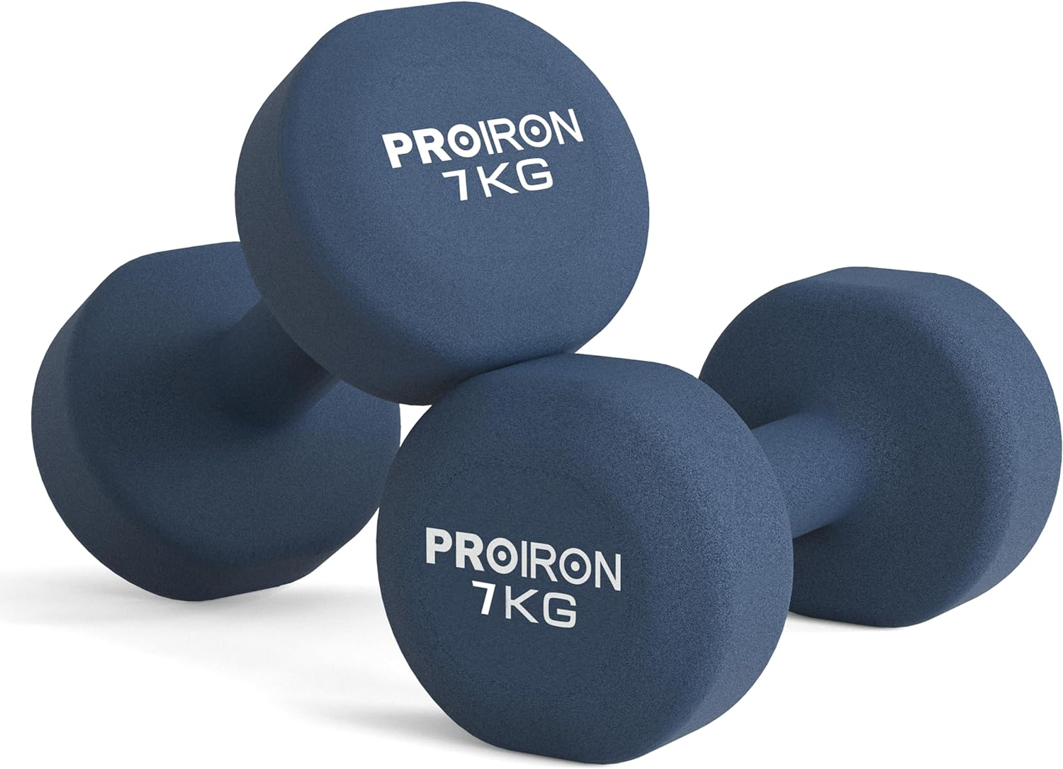 PROIRON Dumbbells Anti-Slip Neoprene Dumbbell Soft-Touch Grip Hand Weights Ho... - Picture 9 of 20
