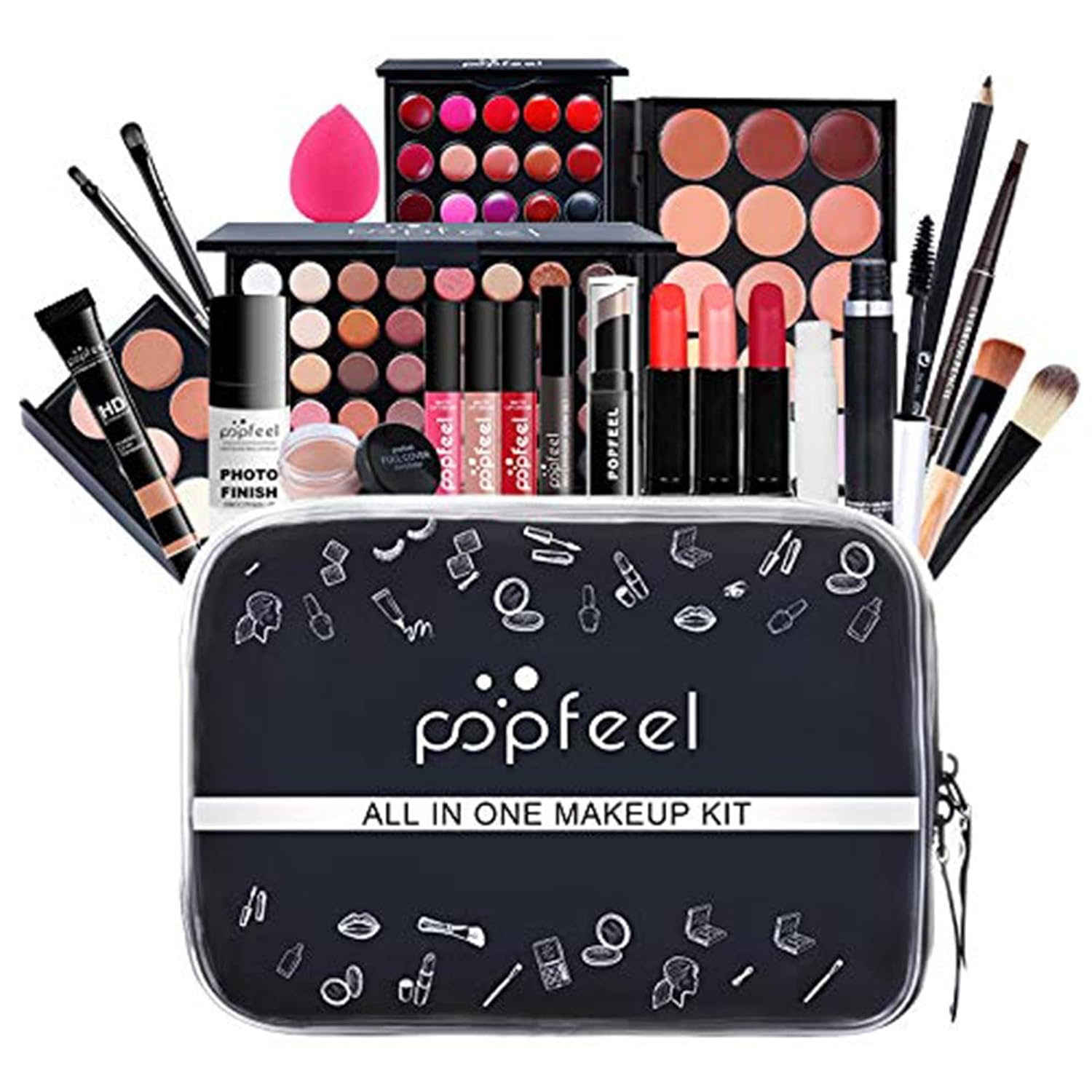 All in One Makeup Kit,Multipurpose Makeup Set Full Makeup Essential Starter Kit for Beginners or Pros Makeup Gift Set for Women Full Kit